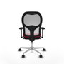 Piqueras y Crespo Chaise de Bureau 3D086N0 Rouge
