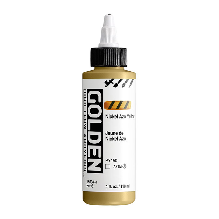 Golden Peinture Acrylique High Flow Amarillo Nickel Azo 118 ml Golden Peinture Acrylique High Flow Amarillo Nickel Azo 118 ml
