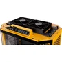 Thermaltake CA-1Z1-00M4WN-00 The Tower 600 Boîtier PC Moyen Tour ATX (sans alimentation) - 2x140mm, USB-C, Verre trempé, Jaune Bumblebee