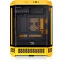 Thermaltake CA-1Z1-00M4WN-00 The Tower 600 Boîtier PC Moyen Tour ATX (sans alimentation) - 2x140mm, USB-C, Verre trempé, Jaune Bumblebee