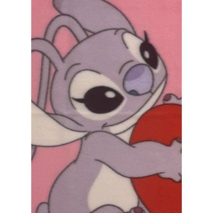 Stitch Couverture Stitch & Angel Bleu Rose Stitch Couverture Stitch & Angel Bleu Rose