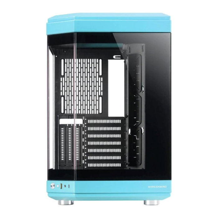 Mars Gaming Boîtier PC ATX MC-3T Triple Cristal Bleu, USB-C, Refroidissement Liquide 360mm Mars Gaming Boîtier PC ATX MC-3T Triple Cristal Bleu, USB-C, Refroidissement Liquide 360mm