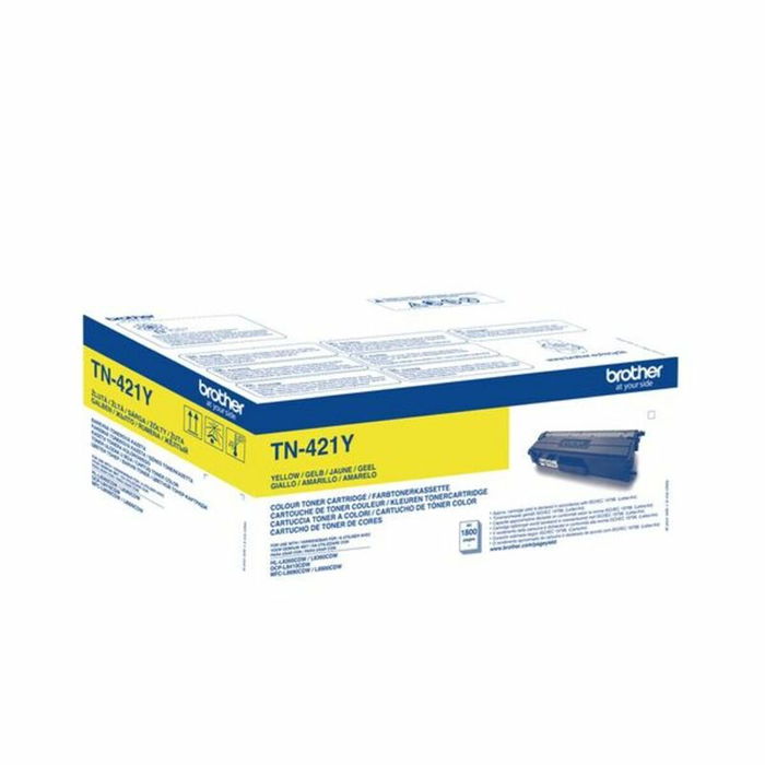 Brother Cartouche Toner TN-421Y / TN421Y Jaune - Compatible Brother