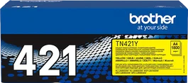 Brother TN-421Y Cartouche Toner Jaune pour Imprimante Laser ~1.800 Pages