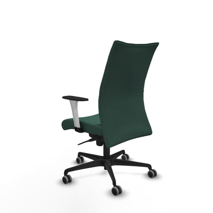 Piqueras Y Crespo Silla Albacete confidente, Vert bouteille, Mécanisme Sincro, Bras 1D, Roues 65mm Piqueras Y Crespo Silla Albacete confidente, Vert bouteille, Mécanisme Sincro, Bras 1D, Roues 65mm