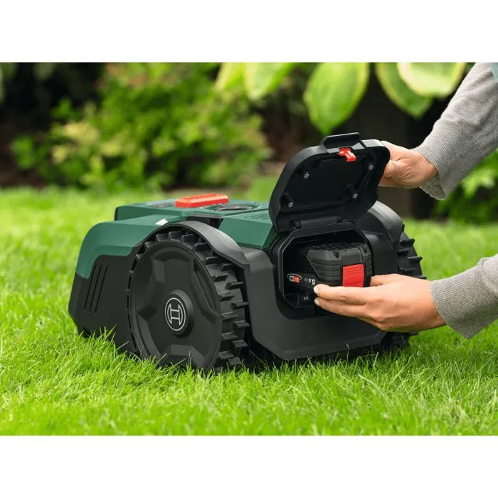 Bosch VISIMOW18V-200 Robot tondeuse autonome avec batterie 5Ah et chargeur