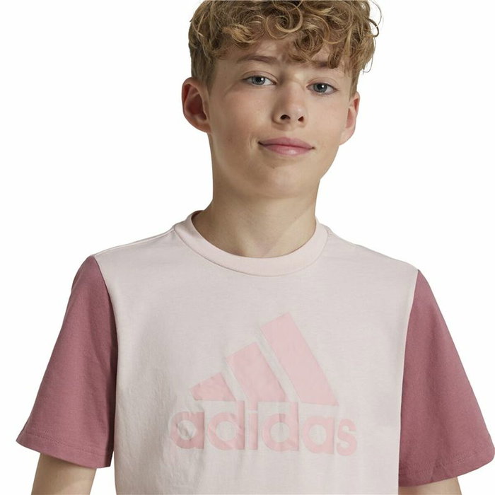 T shirt à manches courtes Enfant Adidas Essentials Big Logo Colorblock