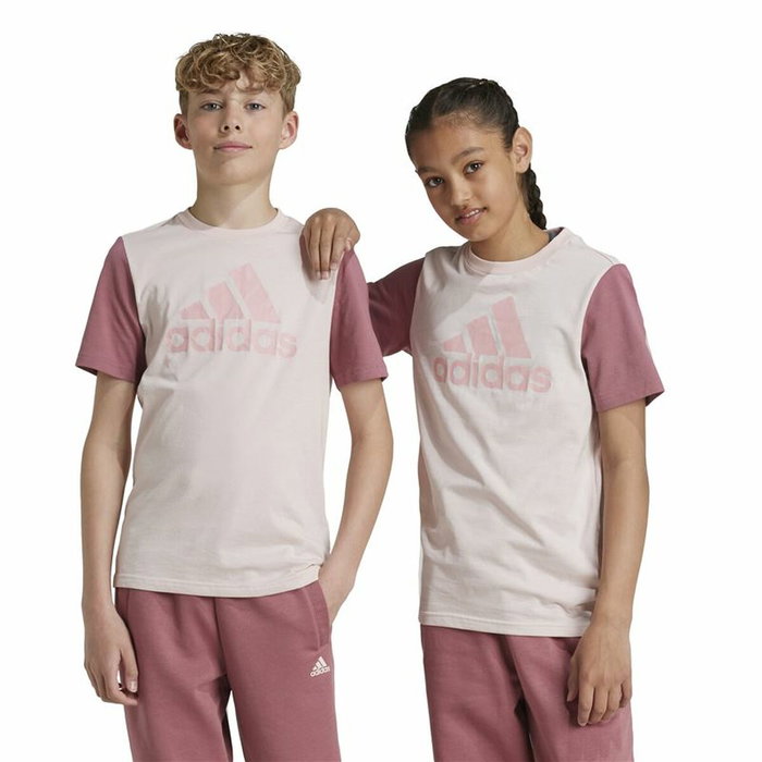 T shirt à manches courtes Enfant Adidas Essentials Big Logo Colorblock
