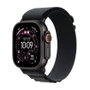 Apple Watch Ultra 3 GPS + Cellular 49mm Boîtier Titane Noir Bracelet Alpine Loop Noir Taille S