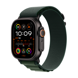 Apple Watch Ultra 2 (2023) Boîtier en titane noir de 49 mm avec Bracelet Sport noir - Réf. MX4T3FD/A