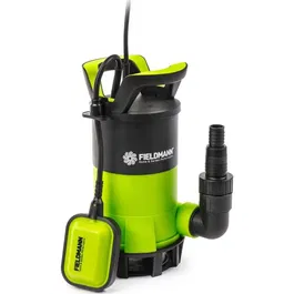 Fieldmann FVC 2004-EK Pompe submersible de puisard 400 W, débit 8000 l/h, profondeur 5 m avec interrupteur à flotteur automatique