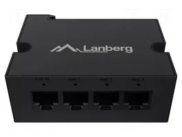 LANBERG DIN-FE4-AT-30W Switch Ethernet RJ45 PoE+ 4 ports