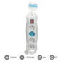 GSC Evolution Multiprise Série Standard 4T avec interrupteur, 3m, Blanc