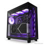 Nzxt Boîtier Moyen Tour H6 Flow RGB Double Chambre Ventilateurs Inclus Noir