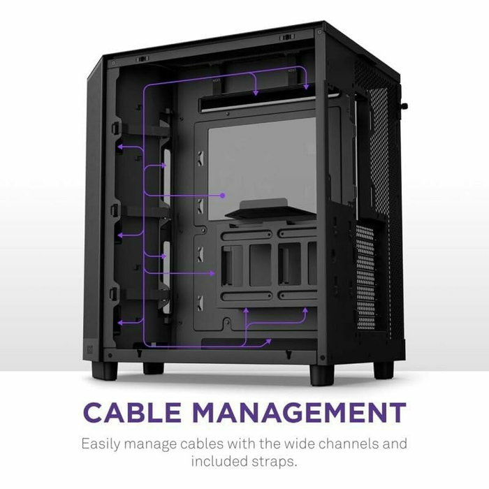 NZXT H6 Flow RGB - Boîtier moyen-tour Noir