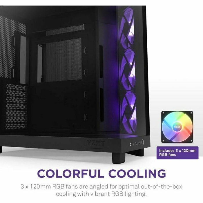 NZXT H6 Flow RGB - Boîtier moyen-tour Noir