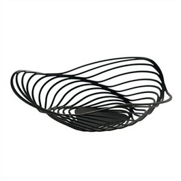 Alessi Panier à fruits Trinity noir 33 cm
