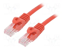 GEMBIRD Cordon de raccordement Cat 6 U/UTP 1m rouge