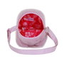 Karactermania Angel - Sac bandoulière à cœur en peluche rose - Textile doux, compartiment zippé, bandoulière ajustable 55-100 cm - Dimensions 19x14x7cm - À partir de 36 mois