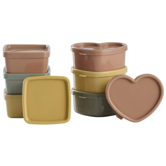 Day Jeu de 8 boîtes carrées et en forme de cœur Day Jeu de 8 boîtes carrées et en forme de cœur
