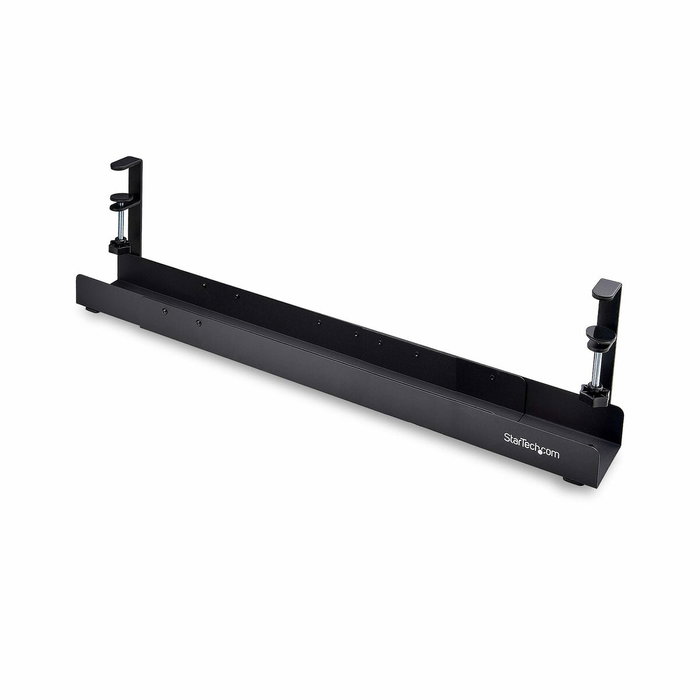 Startech Organisateur de Câbles CALB-DESK-CABLE-TRAY Noir Acier
