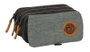 Safta Blackfit8 Portatodo Triple Big "Old School" - Boîte de rangement à 3 compartiments en matériau recyclé, dimensions 21,5 x 10 x 8 cm