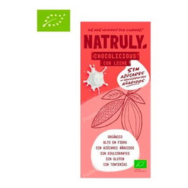 NATRULY Tablette Bio Chocolat au Lait 85g