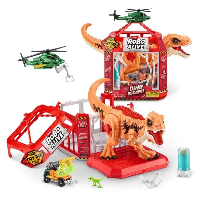 Zuru Dino Escape - Jeu de capture de dinosaure avec pièges et armes pour enfants Zuru Dino Escape - Jeu de capture de dinosaure avec pièges et armes pour enfants
