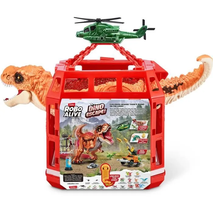 Zuru Dino Escape - Jeu de capture de dinosaure avec pièges et armes pour enfants Zuru Dino Escape - Jeu de capture de dinosaure avec pièges et armes pour enfants
