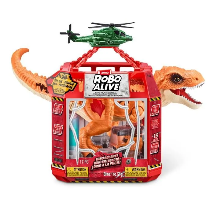 Zuru Dino Escape - Jeu de capture de dinosaure avec pièges et armes pour enfants Zuru Dino Escape - Jeu de capture de dinosaure avec pièges et armes pour enfants