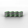 Lindy Bloqueur de Port USB Type A - Lot de 10 Bloqueurs (Sans Clé, Code Couleur Vert) - Sécurité Physique
