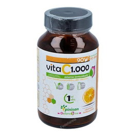 PINISAN Vitamine C 1000mg avec Bioflavonoïdes 90 capsules