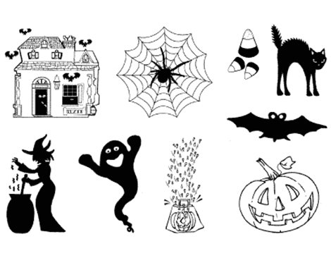 Innspiro Set de tampons acryliques Halloween n° 1 9,5x14,5cm Innspiro Set de tampons acryliques Halloween n° 1 9,5x14,5cm