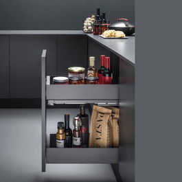 VIBO Modulo 450 Module de tiroir double paroi avec fermeture amortie et extraction totale finition anthracite