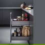 VIBO Modulo 450 Module de tiroir double paroi avec fermeture amortie et extraction totale finition anthracite