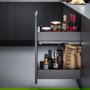 VIBO Modulo 450 Module de tiroir double paroi avec fermeture amortie et extraction totale finition anthracite