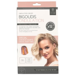 Cosmetic Club Lot de 12 bigoudis pour ondulations sans chaleur