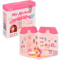 COMANSI Hello Kitty - Maison en Stickers My Melody Salon de Thé St30003 - Figurine Vinyle et Scène à Décorer avec Autocollants - Kit Créatif Loisir DIY Collection +5 Ans