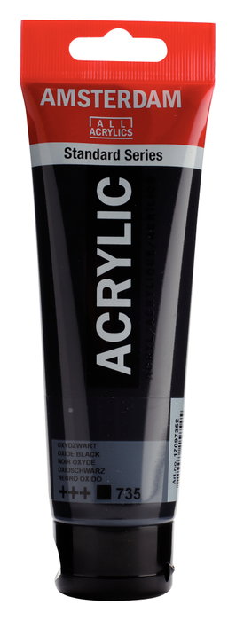 Amsterdam Standard Series Peinture acrylique Noir Oxyde 735 Amsterdam Standard Series Peinture acrylique Noir Oxyde 735