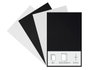 Innspiro Set de 4 feuilles en mousse EVA noir et blanc 20x30cm x 1mm