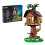 DEQUBE Cada 1808 pièces, bibliothèque maison dans l'arbre, puzzle de construction 3D, instruction multilingue anglais français allemand italien portugais espagnol, 14 ans et plus