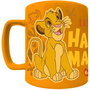 Disney Tasse à édition limitée Le Roi Lion 440ml avec manchon en peluche - Céramique - Lavable au lave-vaisselle et micro-ondes