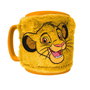 Disney Tasse à édition limitée Le Roi Lion 440ml avec manchon en peluche - Céramique - Lavable au lave-vaisselle et micro-ondes