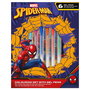 KIDS LICENSING Set de Papeterie Spiderman Marvel - Carnet et Stylos à Gel - Taille: 18.5x23x2.5cm