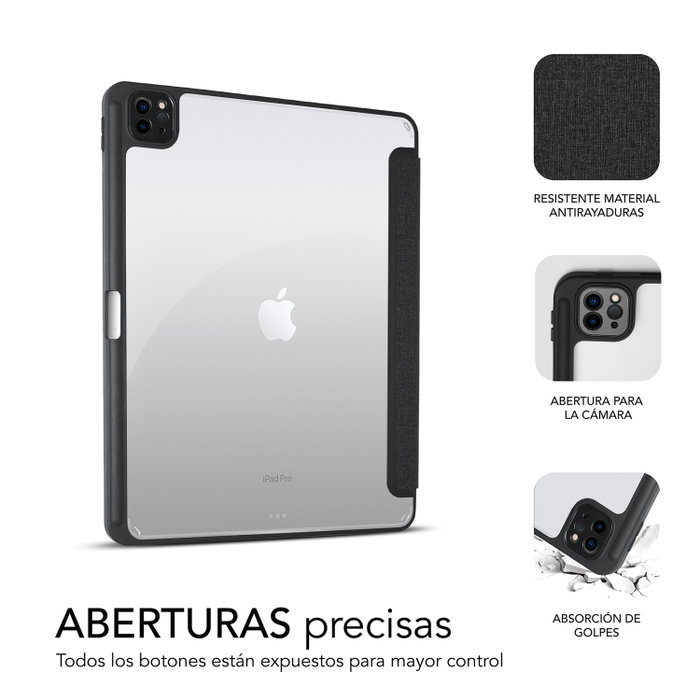 Subblim Coque Folio Shock Case pour Apple iPad Pro 11" 2/3/4 Gen & iPad Air 4/5 Gen, Noir, Protection Anti-Chocs, Support Magnétique Subblim Coque Folio Shock Case pour Apple iPad Pro 11" 2/3/4 Gen & iPad Air 4/5 Gen, Noir, Protection Anti-Chocs, Support Magnétique