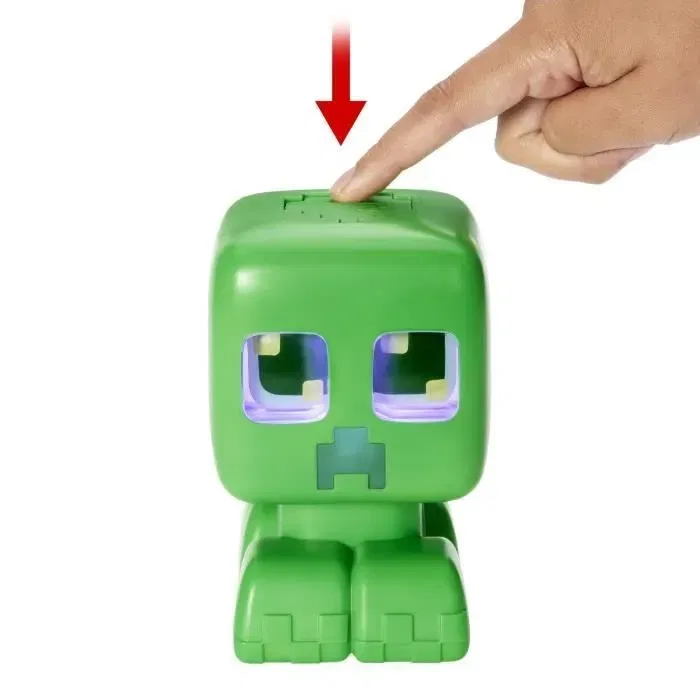Mattel JGX49 Minecraft Figurine interactive Creeper - Explose en plusieurs morceaux au contact
