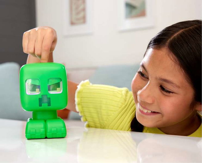 Mattel Minecraft Figurine Interactive My Pet Creeper 14 cm