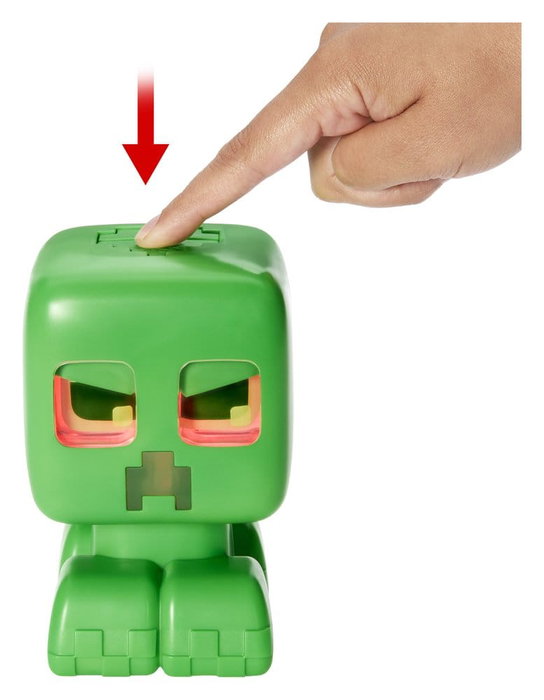 Mattel Minecraft Figurine Interactive My Pet Creeper 14 cm