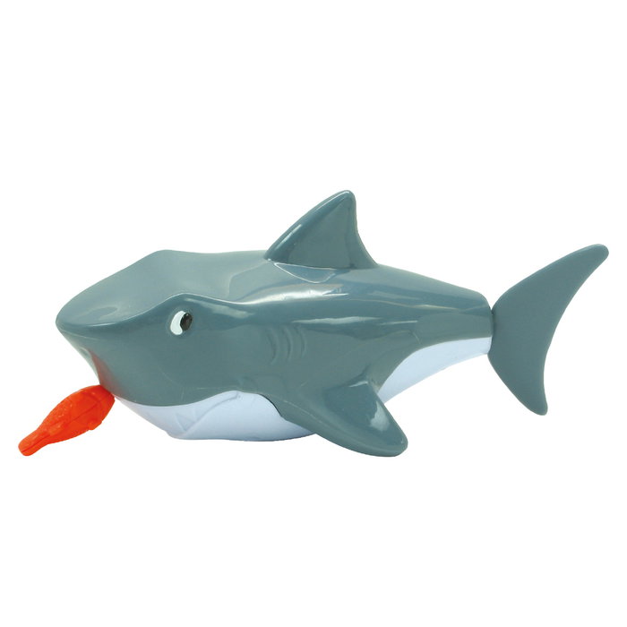 TACHAN - Jouets de bain animaux à remonter - 12 pièces (3 modèles : canard, poisson clown, requin) - Expositor de vente