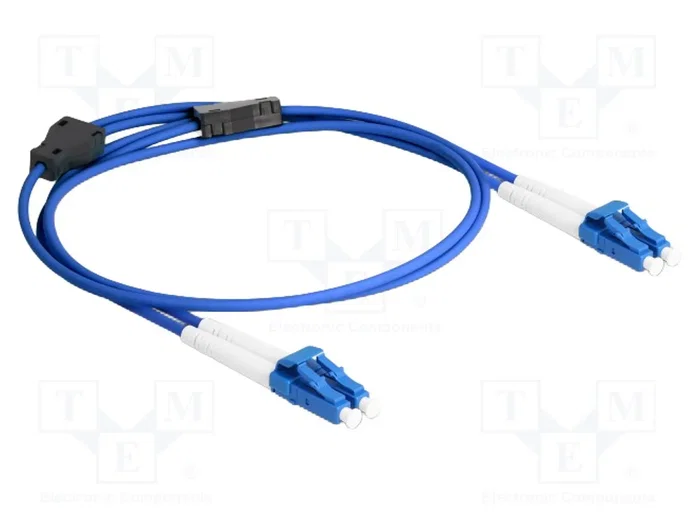 DELOCK Patch cord en fibre optique OS2 LC/UPC 1m bleu DELOCK Patch cord en fibre optique OS2 LC/UPC 1m bleu